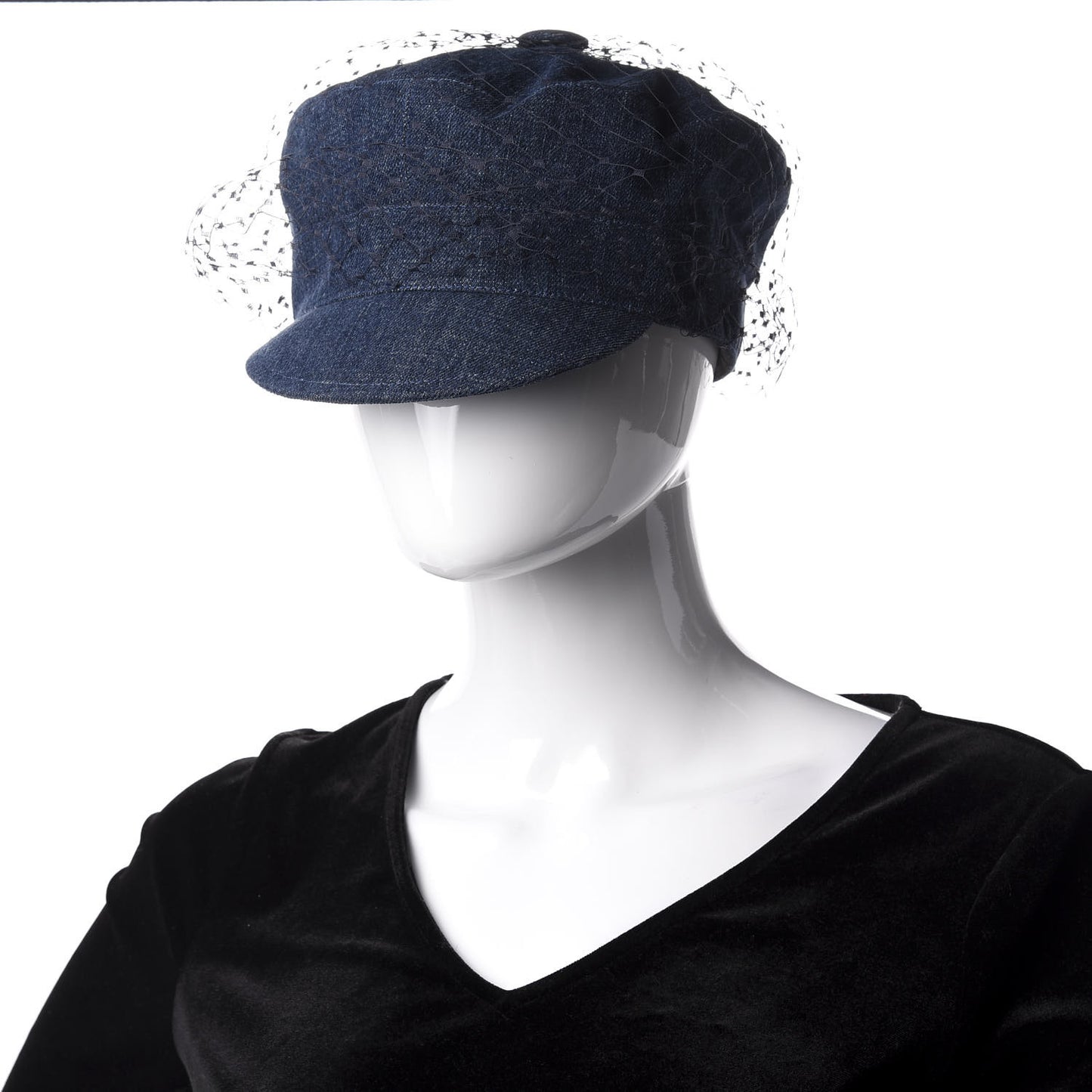 Denim Arty Veil Cap Blue