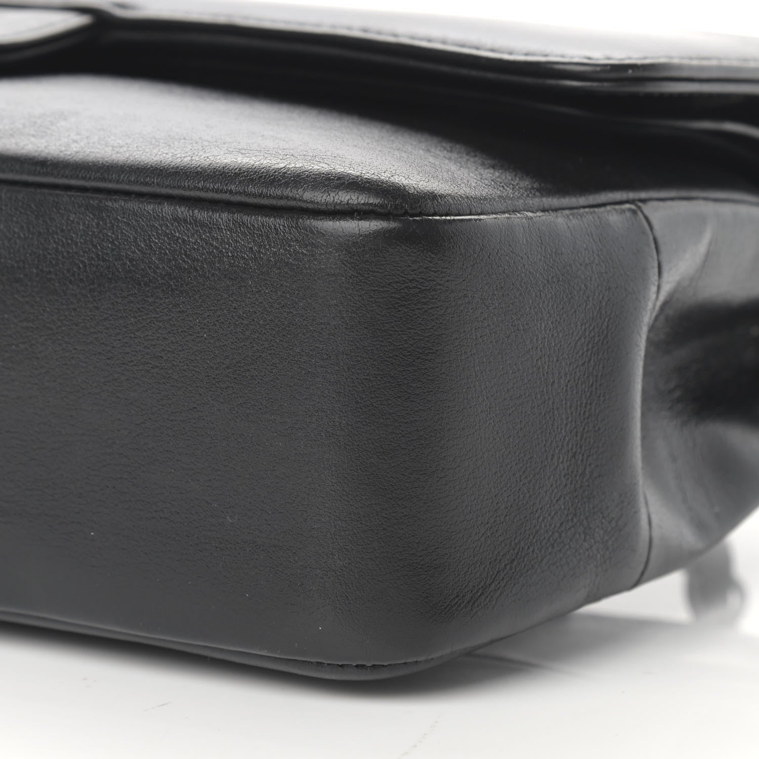 Chanel Calfskin Medium Classic Pure Double Flap Black 10 of 19