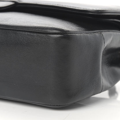 Chanel Calfskin Medium Classic Pure Double Flap Black 10 of 19