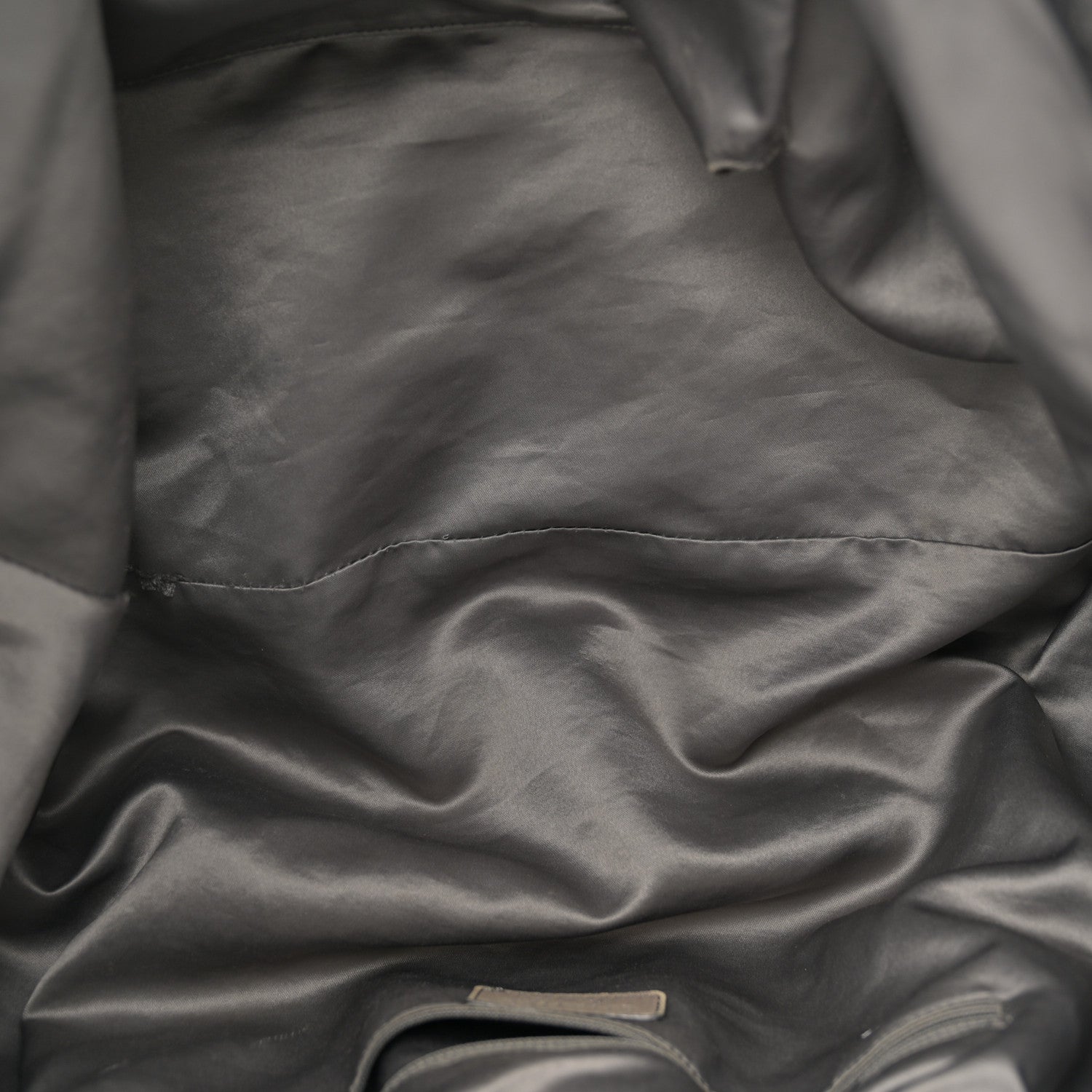 Chanel Nylon Printed Cabas Tote Black Gold 5 of 13