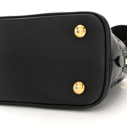 Louis Vuitton Calfskin Bubblegram Alma BB Black 9 of 13