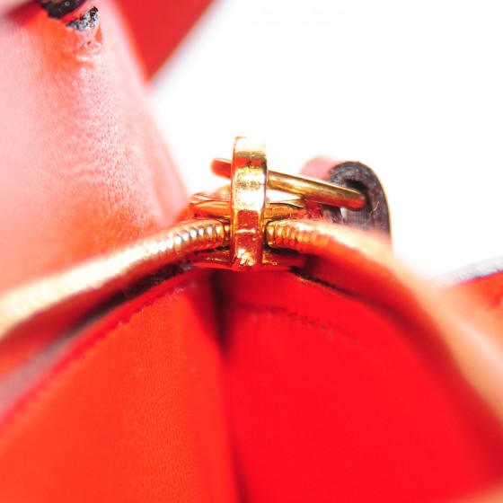 Box Calfskin Medium Classic Box Flap Bag Poppy