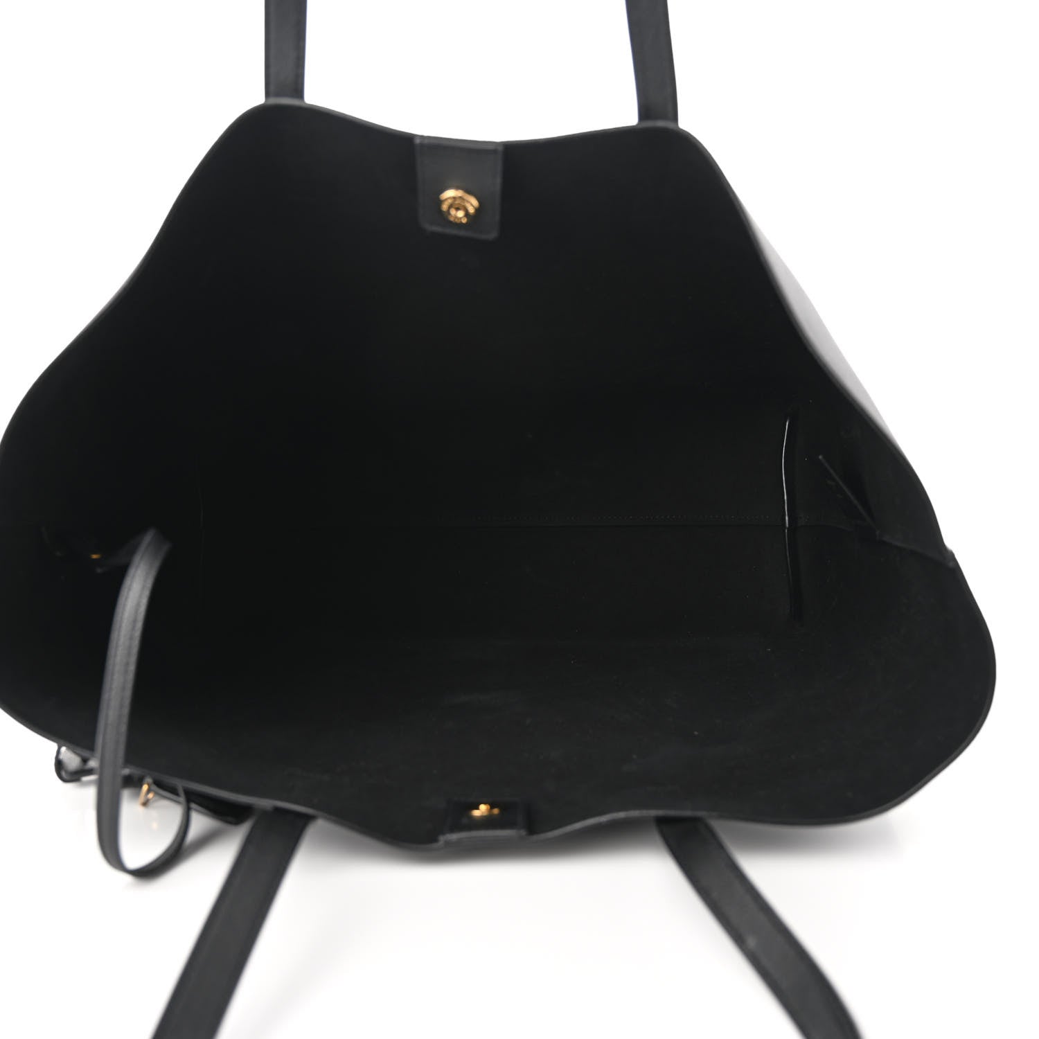 Saint Laurent Calfskin Large Shopping Tote Black 6 of 11