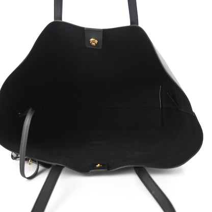 Saint Laurent Calfskin Large Shopping Tote Black 6 of 11