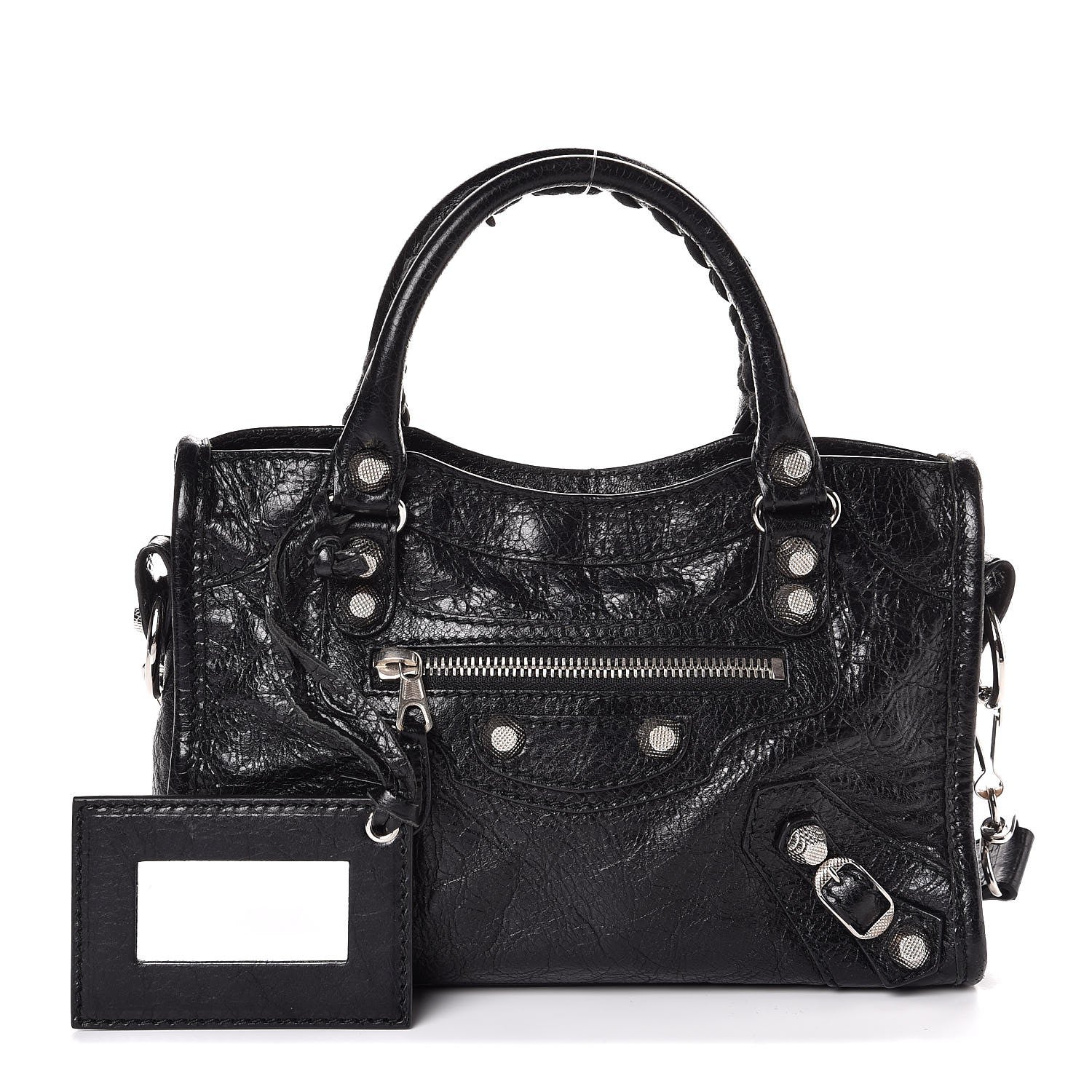 Balenciaga Agneau Giant 12 Silver Hardware Mini City Black 1 of 8