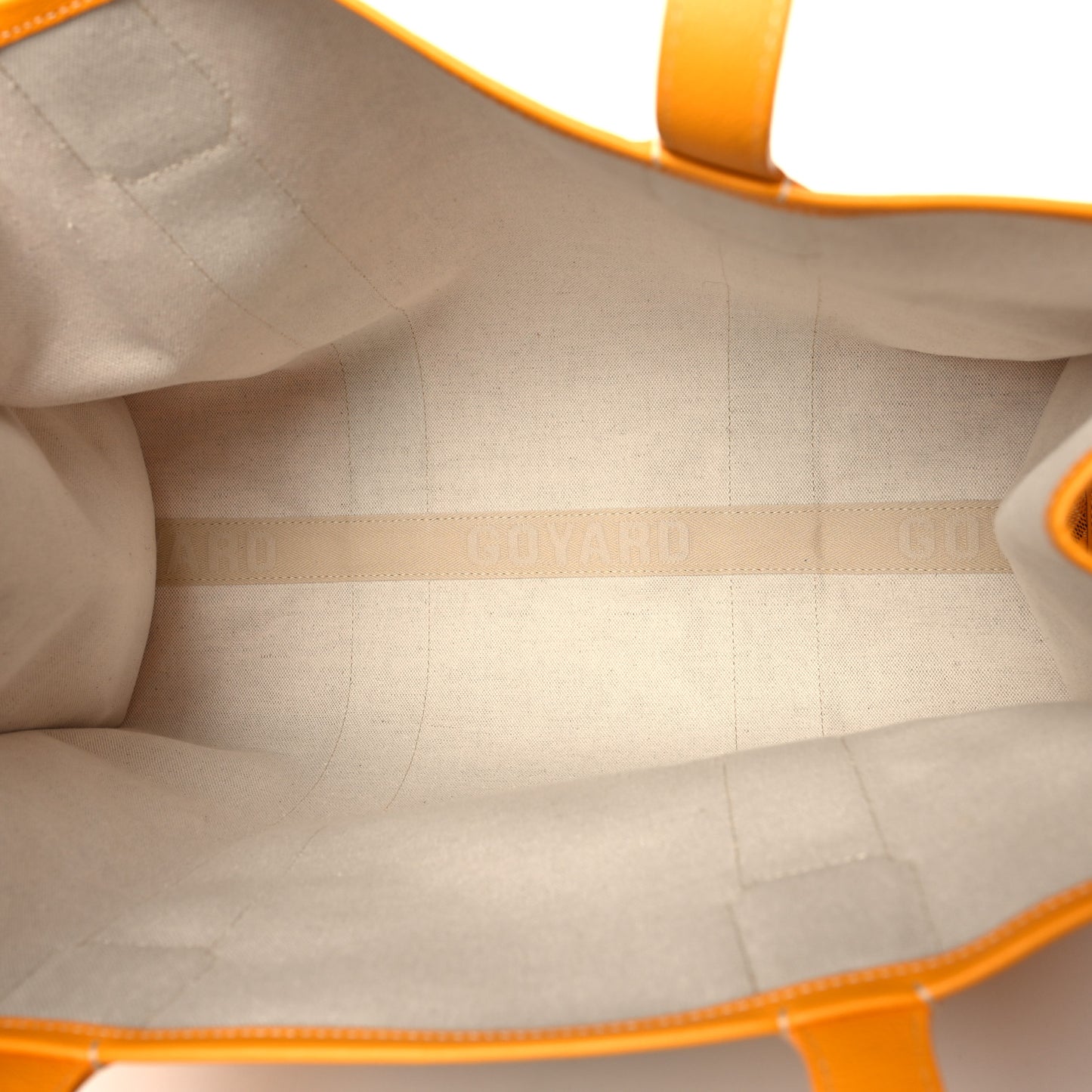 Goyardine Villette Tote Yellow