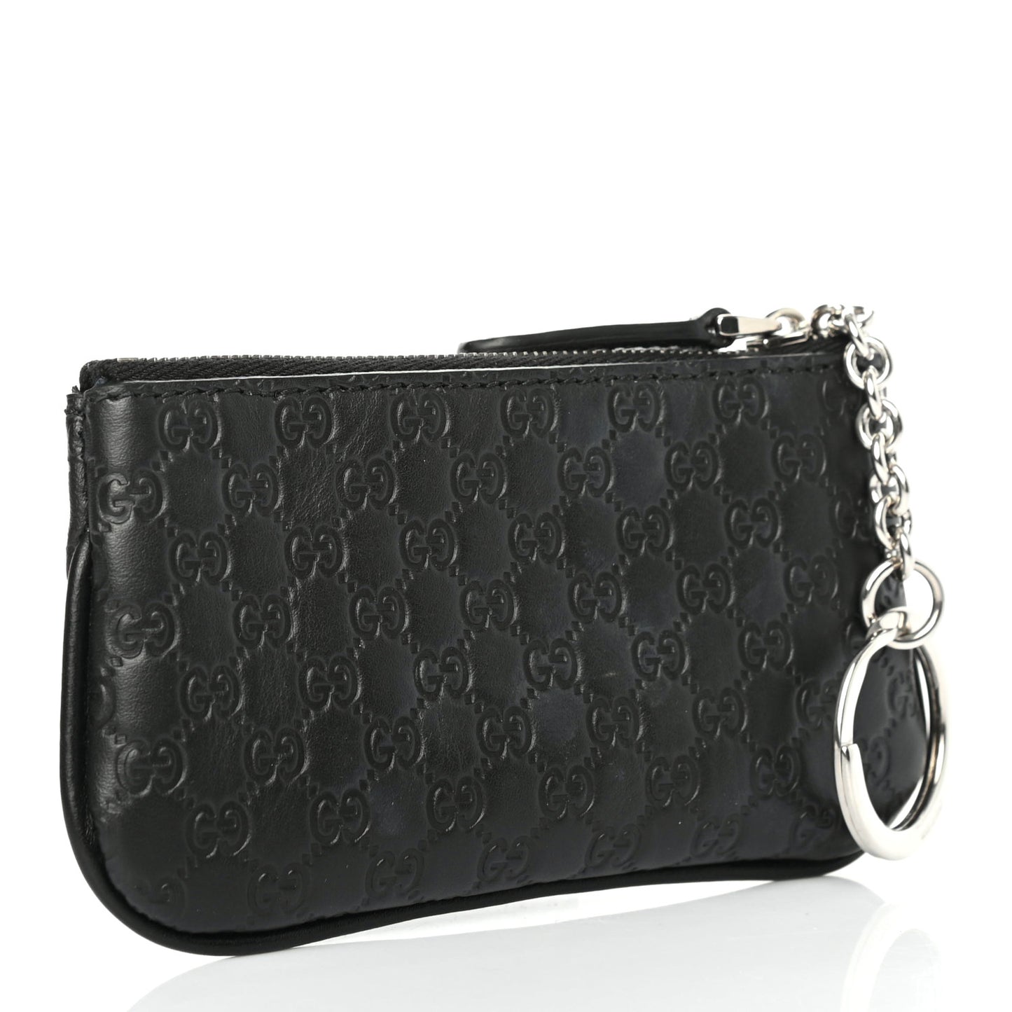Microguccissima Key Ring Coin Case Black