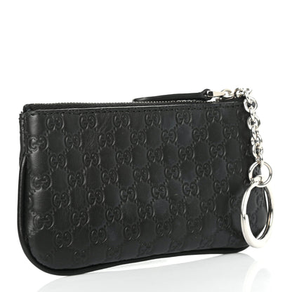 Gucci Microguccissima Key Ring Coin Case Black 2 of 6