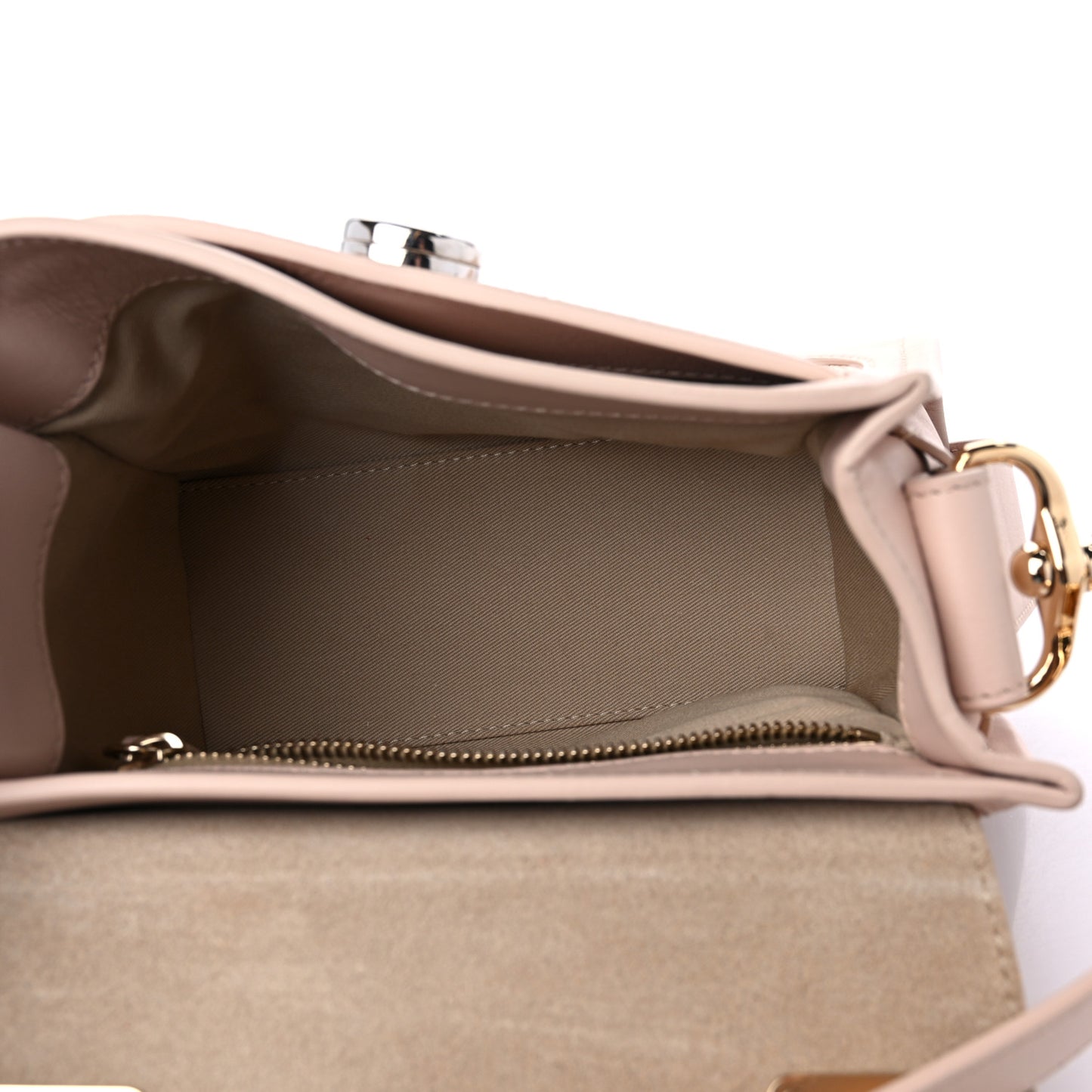 Calfskin Mini Tess Day Bag Cement Pink