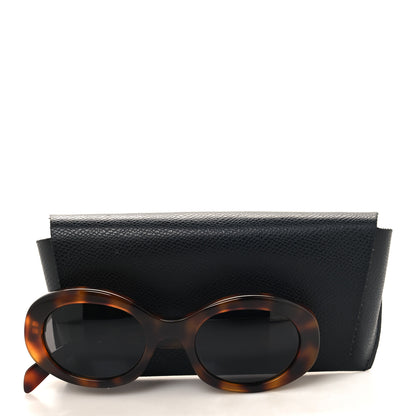 Celine Acetate Triomphe 01 Sunglasses CL 40194U Tortoise 7 of 7