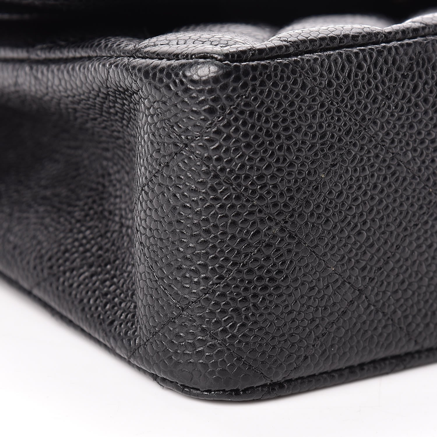 Chanel Caviar Quilted Medium Double Flap Black 9 of 12