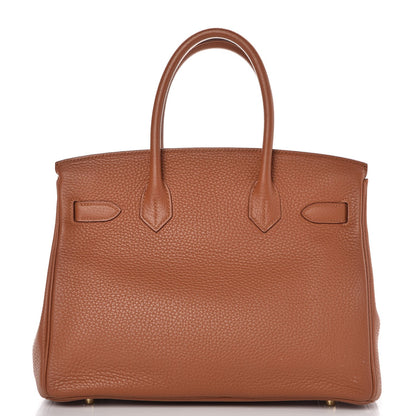 Hermes Taurillon Clemence Lizard Club Birkin 30 Gold Marron D'Inde 4 of 34