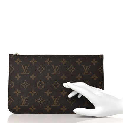 Louis Vuitton Monogram Neverfull MM GM Pochette 2 of 8