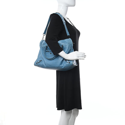 Balenciaga Agneau Classic Hardware City Aquamarine 4 of 10