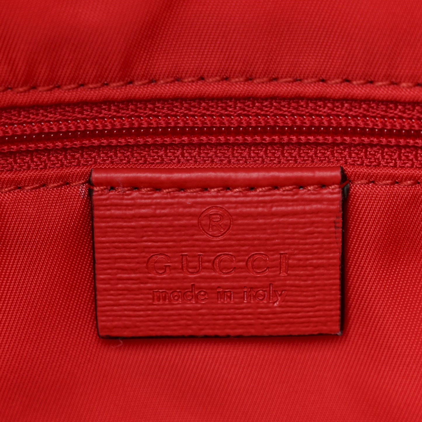 X Peter Rabbit GG Supreme Monogram Childrens Backpack Red