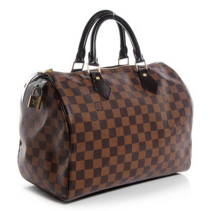 Louis Vuitton Damier Ebene Speedy 30 3 of 8