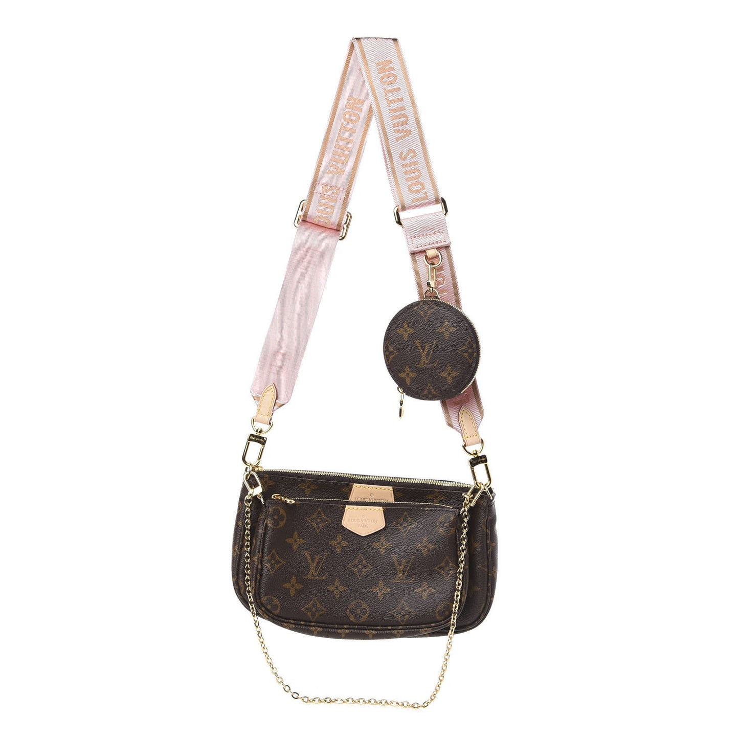 Monogram Multi Pochette Accessories Rose Clair