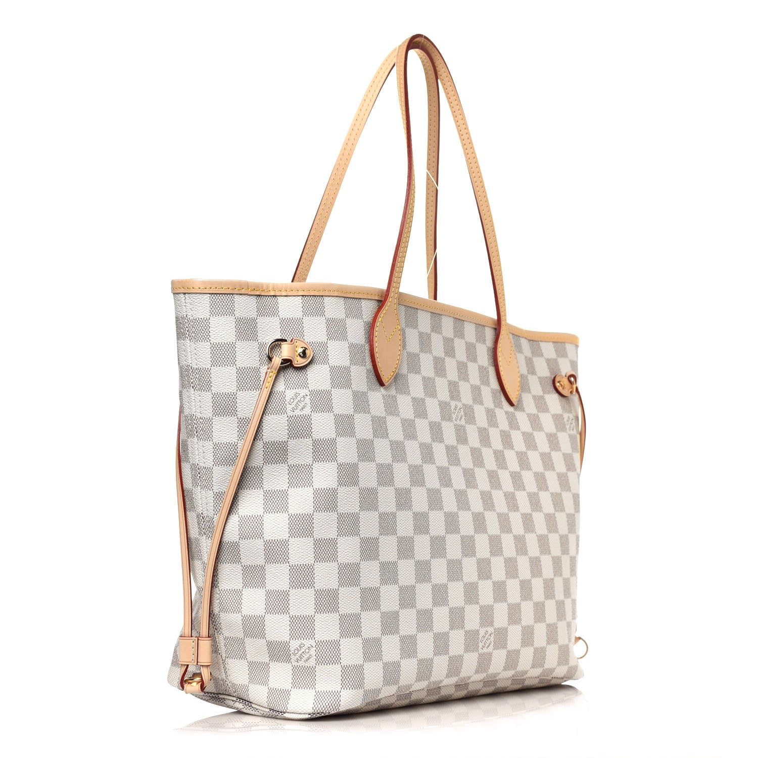 Louis Vuitton Damier Azur Neo Neverfull MM Rose Ballerine 4 of 13