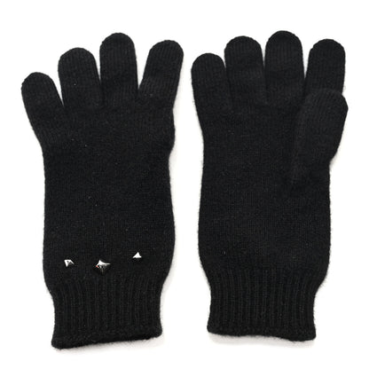 Hermes Cashmere Darling Gloves M Black 2 of 3