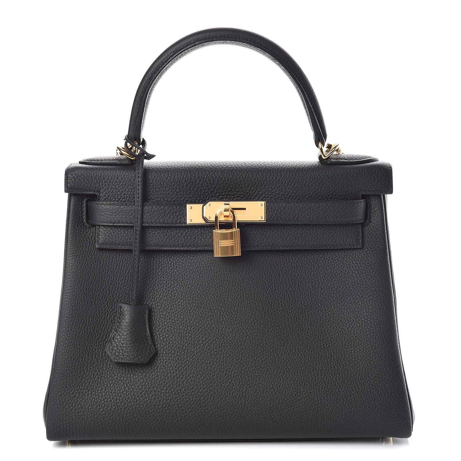 Hermes Togo Kelly Retourne 28 Black 1 of 42