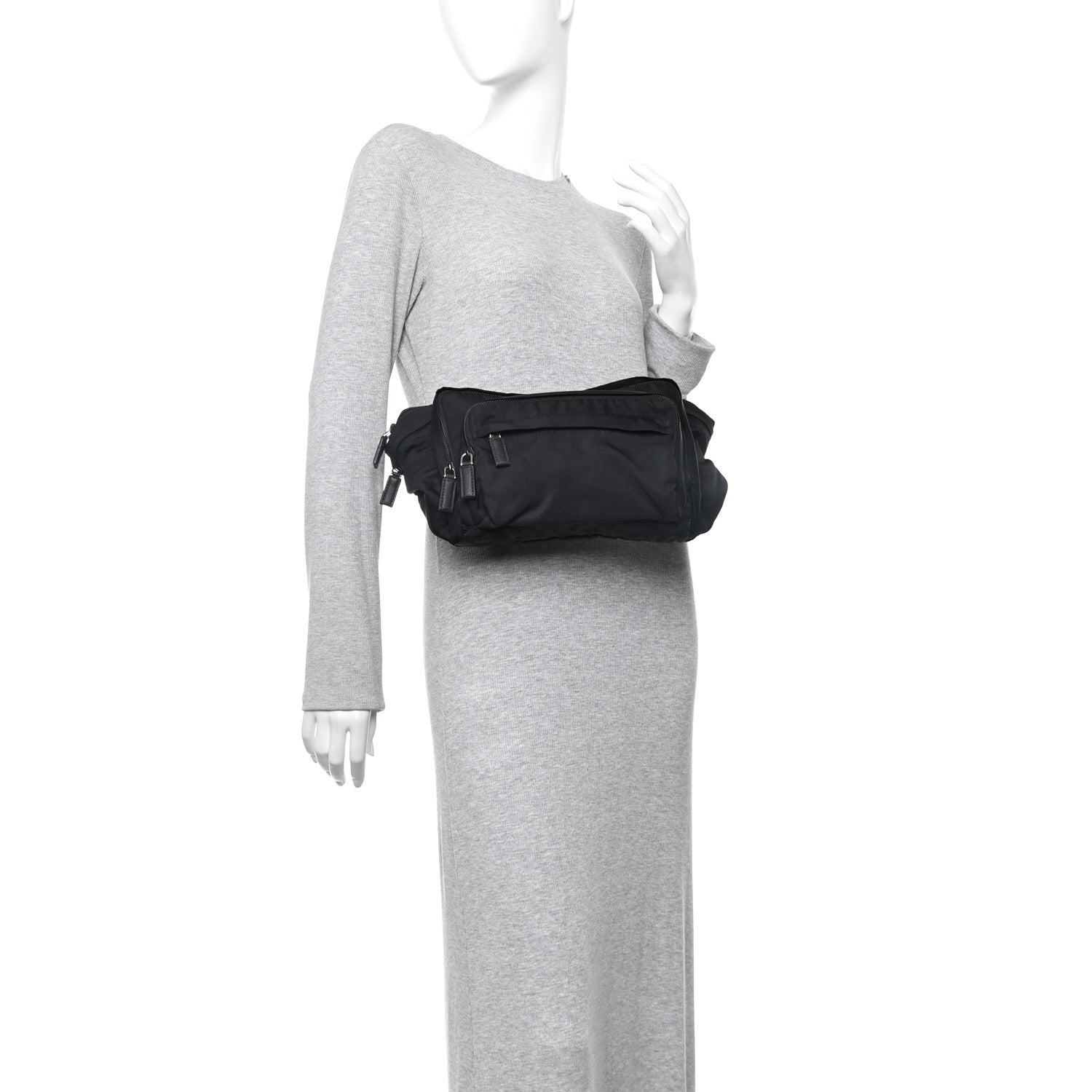 Prada Re-Nylon Tessuto Marsupio Belt Bag Black 1806347 – FASHIONPHILE