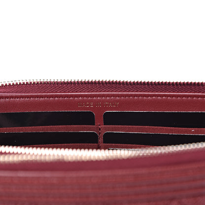 Chanel Caviar Quilted Small Zipped Boy Pouch Burgundy 6 of 8