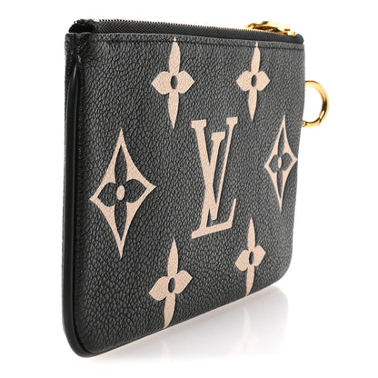 Louis Vuitton Empreinte Monogram Giant Crafty Trio Pochette Black Creme 3 of 6