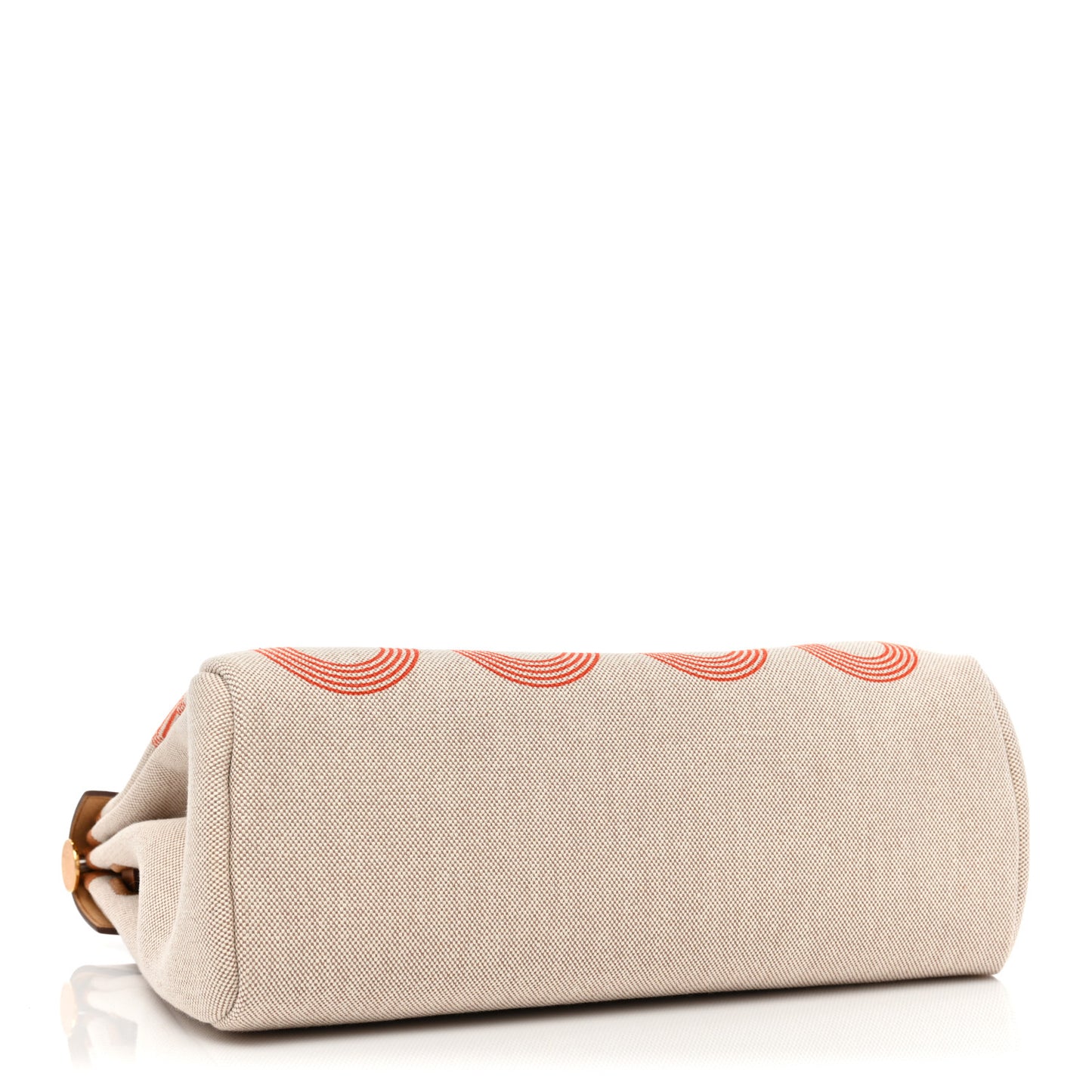 Vache Hunter Toile Chaine D'Ancre Herbag Zip Retourne 31 PM Capucine Ecru Naturel