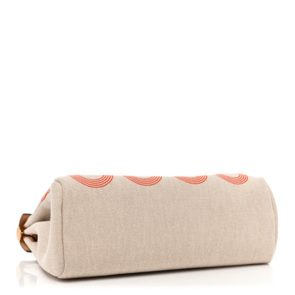 Hermes Vache Hunter Toile Chaine D'Ancre Herbag Zip Retourne 31 PM Capucine Ecru Naturel 5 of 9