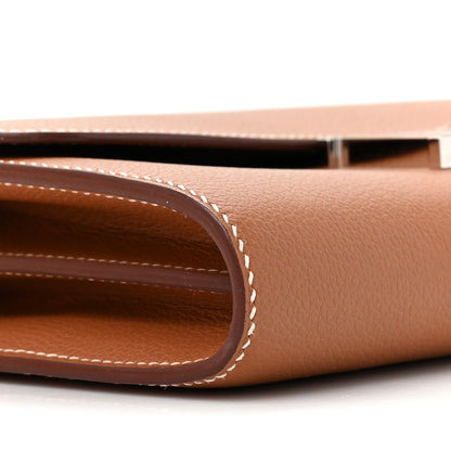 Hermes Evercolor Constance Wallet To Go Gold 11 of 12