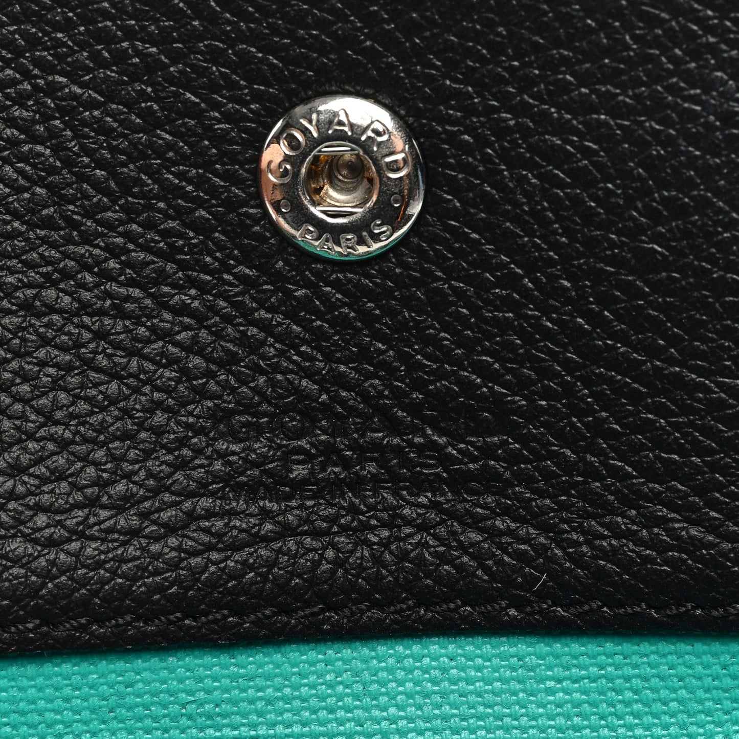 Goyardine Pouch Claire Voie Black Blue