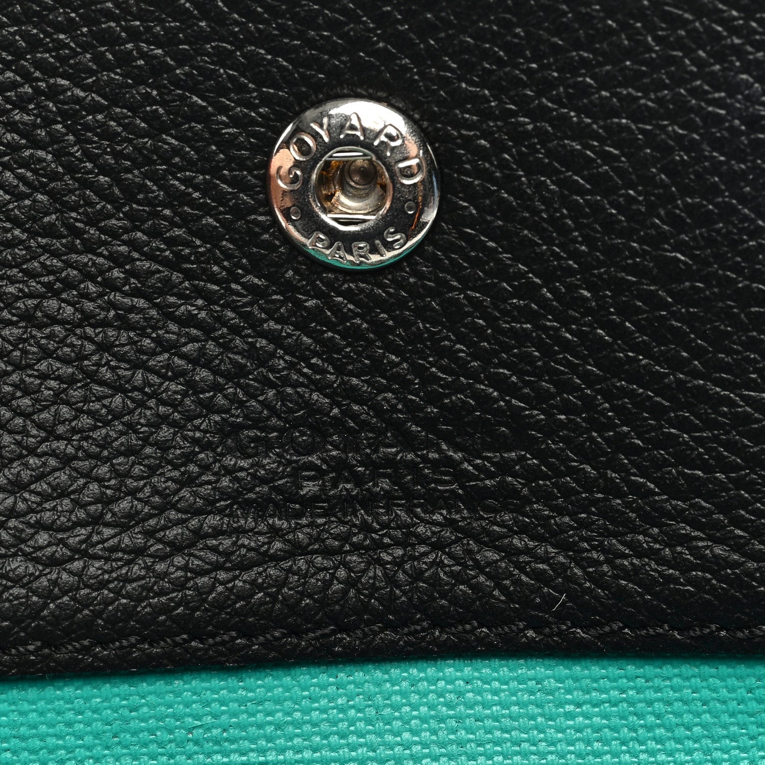 Goyard Goyardine Pouch Claire Voie Black Blue 6 of 6