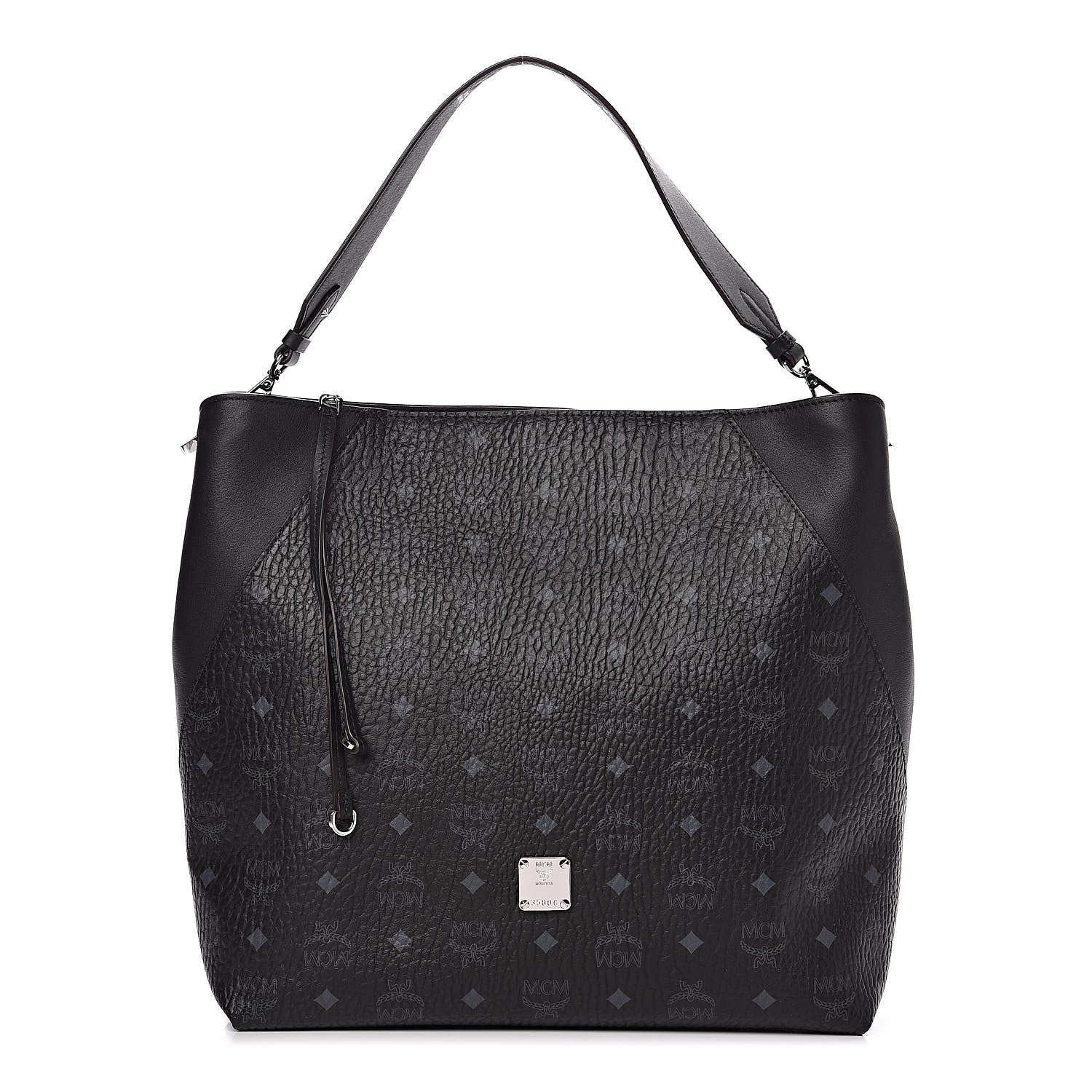 MCM Visetos Large Klara Hobo Black 1 of 10