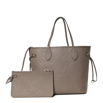 Louis Vuitton Empreinte Monogram Giant Neverfull MM Tourterelle 1 of 10