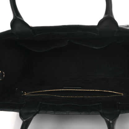 Christian Dior Calfskin Macro Cannage Medium Book Tote Black 5 of 10