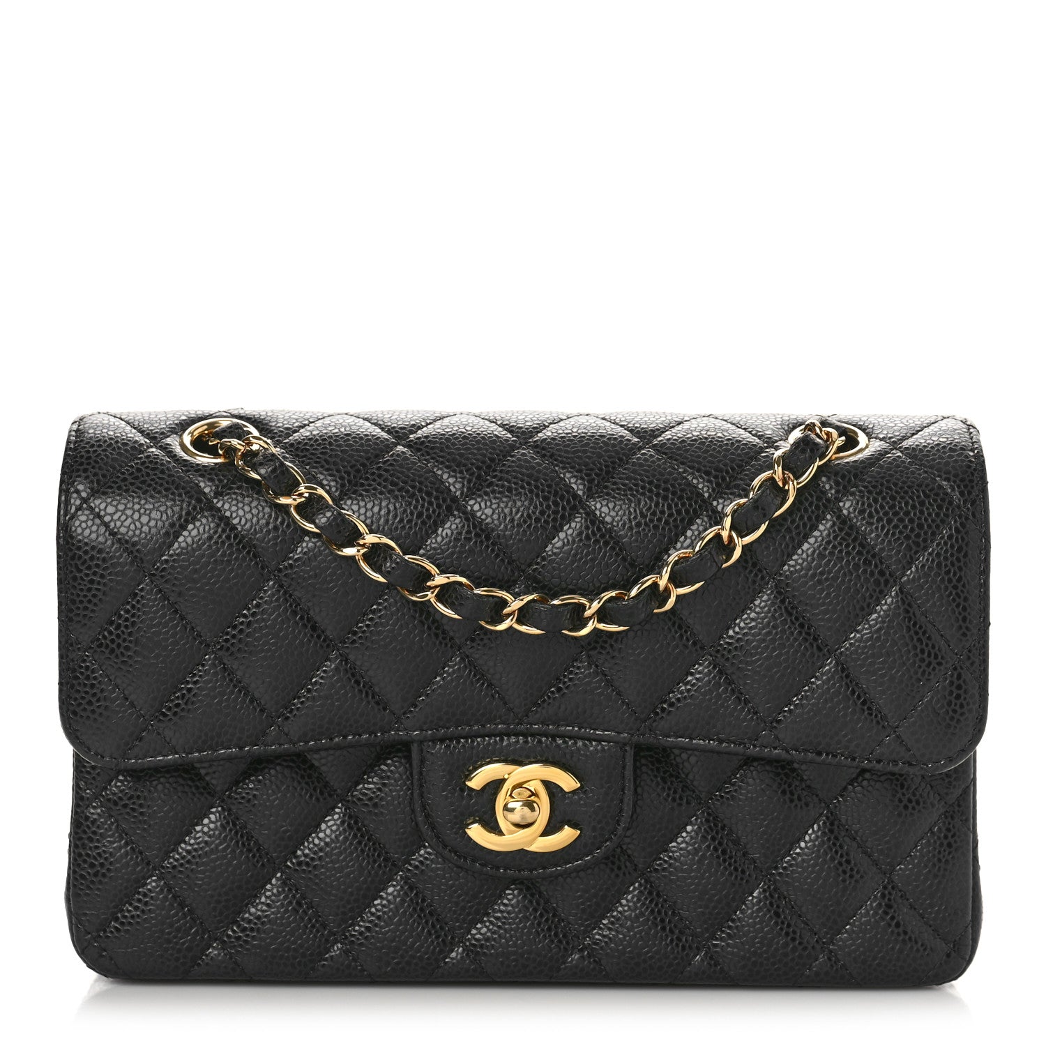 Chanel Caviar Quilted Small Double Flap Black 1 of 10