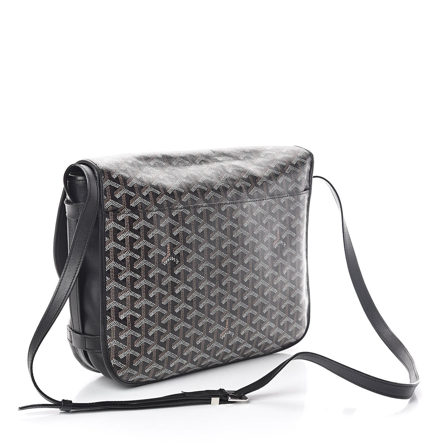 Goyardine Belvedere GM Messenger Bag Black