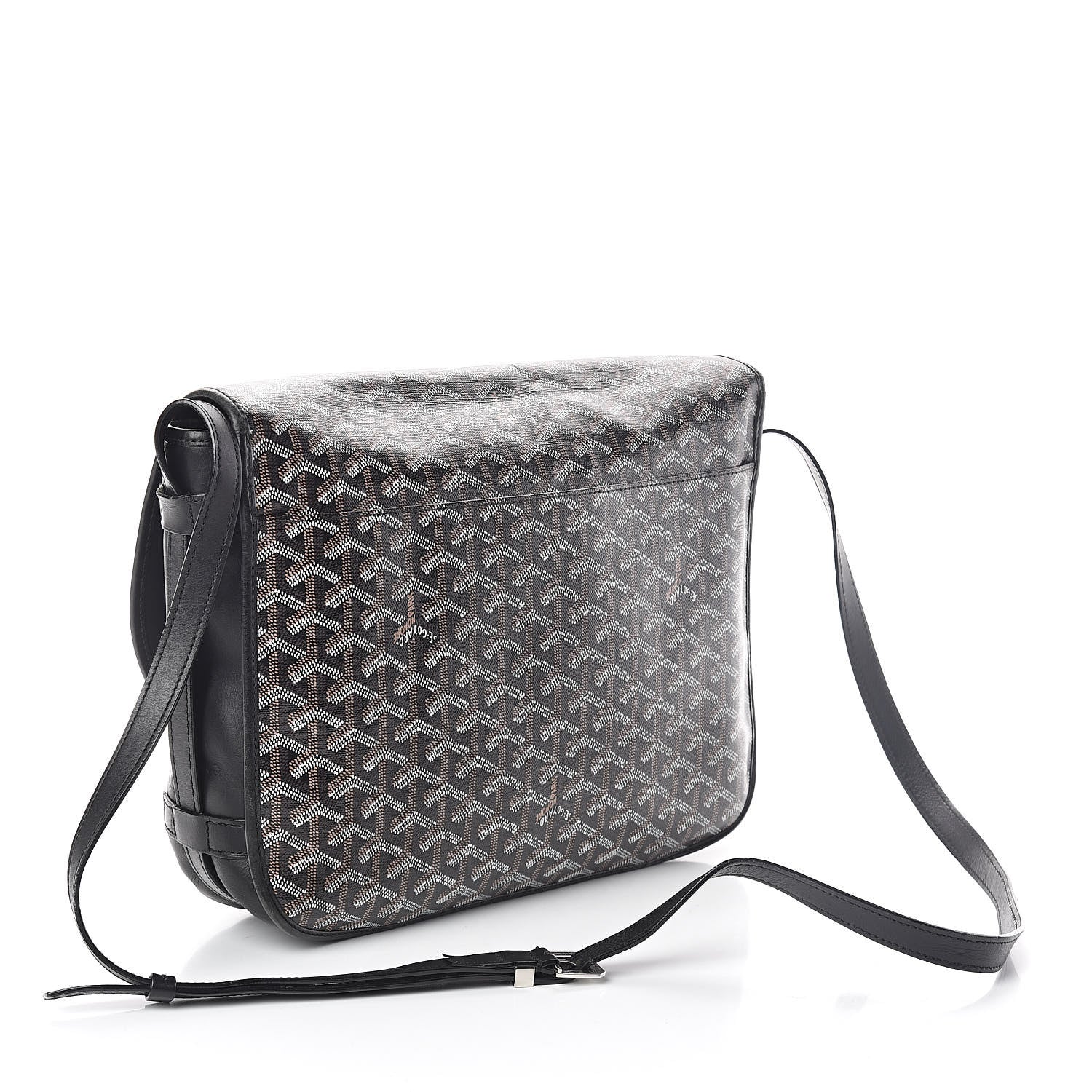 Goyard Goyardine Belvedere GM Messenger Bag Black 3 of 9