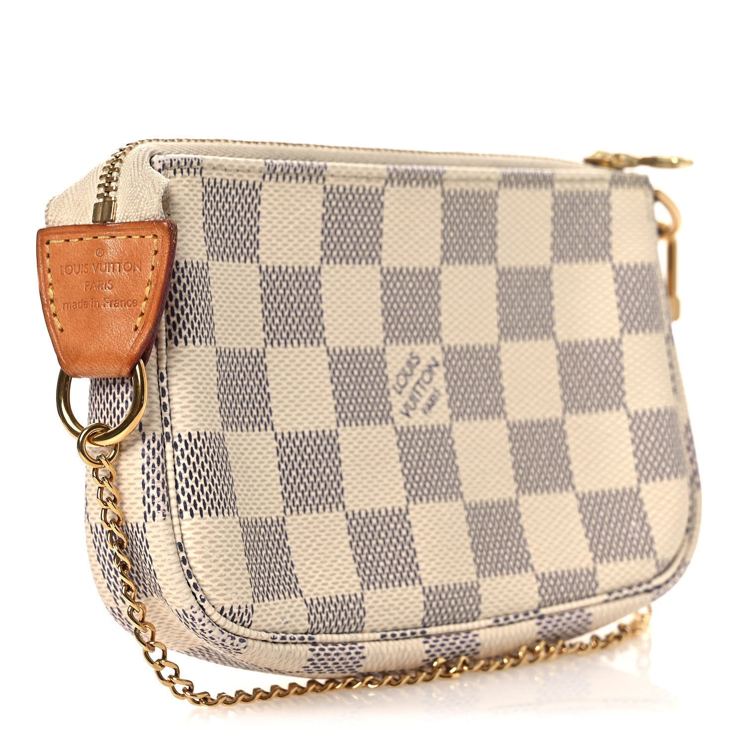 Louis Vuitton Damier Azur Mini Pochette Accessories 3 of 12