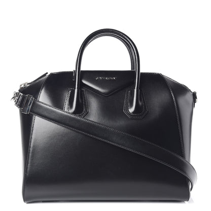 Givenchy Shiny Lord Calfskin Medium Antigona Black 1 of 9