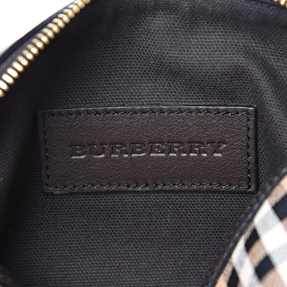 Burberry Haymarket Check Mini Blaze Crossbody Bag Chocolate 6 of 12