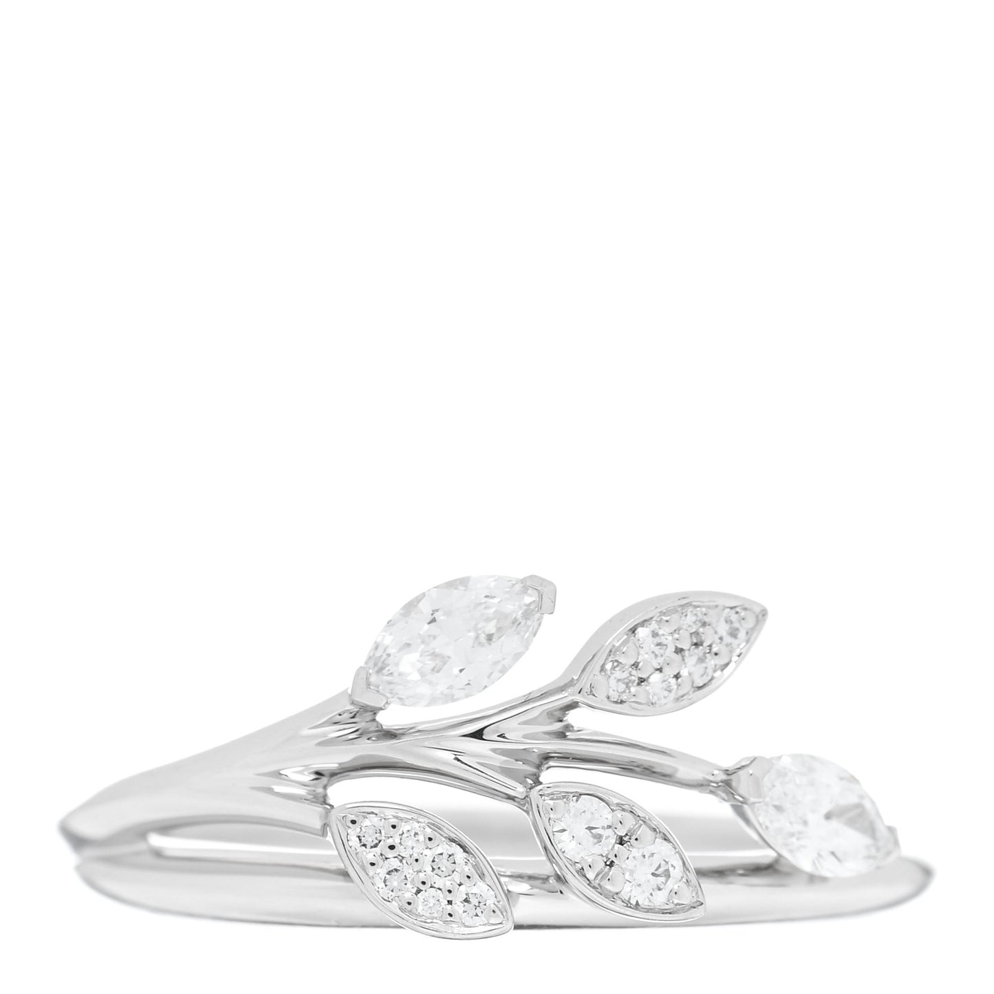 Platinum Diamond Victoria Vine Ring 52 6