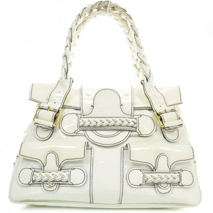 Valentino Garavani Patent Large Histoire White 1 of 2