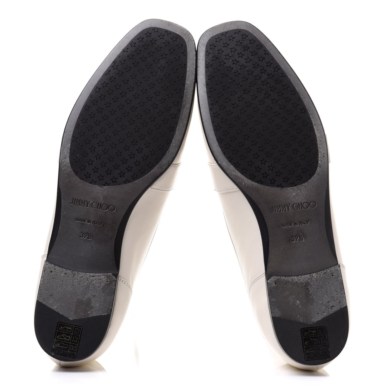 Jimmy Choo Nappa Crystal Mani Flat Loafer 39.5 Latte 6 of 12