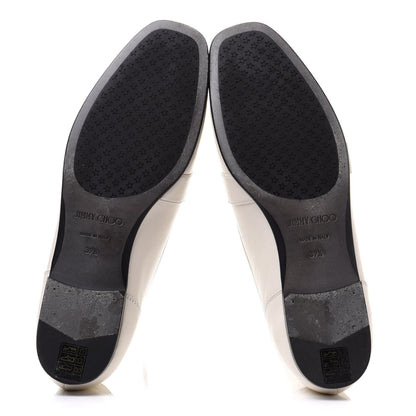 Jimmy Choo Nappa Crystal Mani Flat Loafer 39.5 Latte 6 of 12