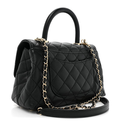 Chanel Caviar Quilted Mini Coco Handle Flap Black 3 of 11