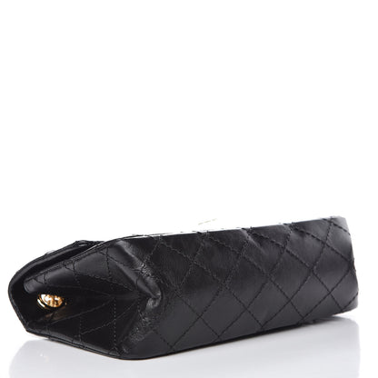 Chanel Aged Calfskin Quilted 2.55 Reissue Mini Flap Black 4 of 8