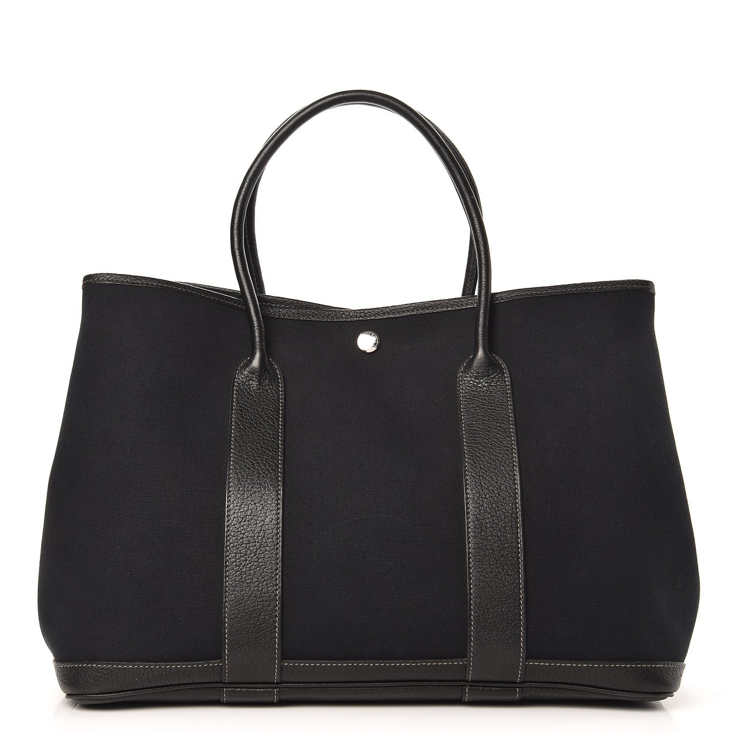 Hermes Toile Negonda Garden Party Tote 36 MM Black 1 of 12