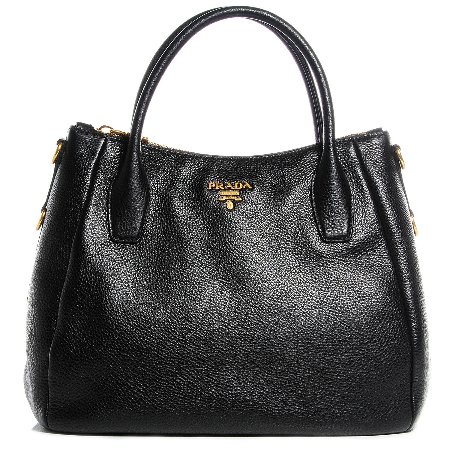 Prada Vitello Daino Shoulder Bag Nero Black 1 of 8