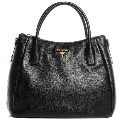 Prada Vitello Daino Shoulder Bag Nero Black 1 of 8